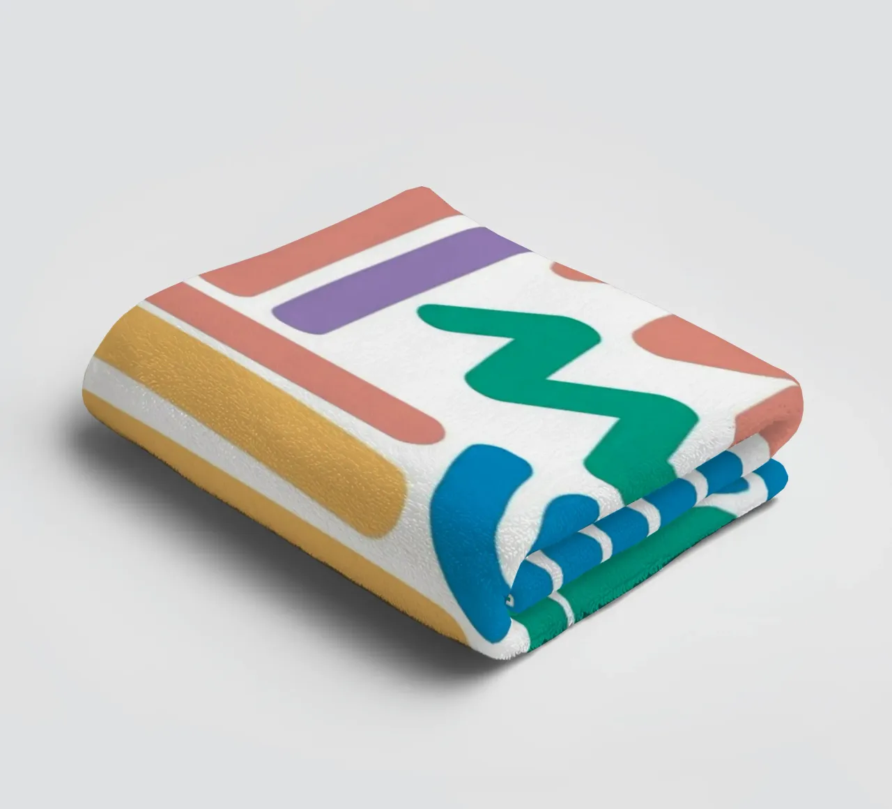 abstract line color asciugamano da bagno da beney