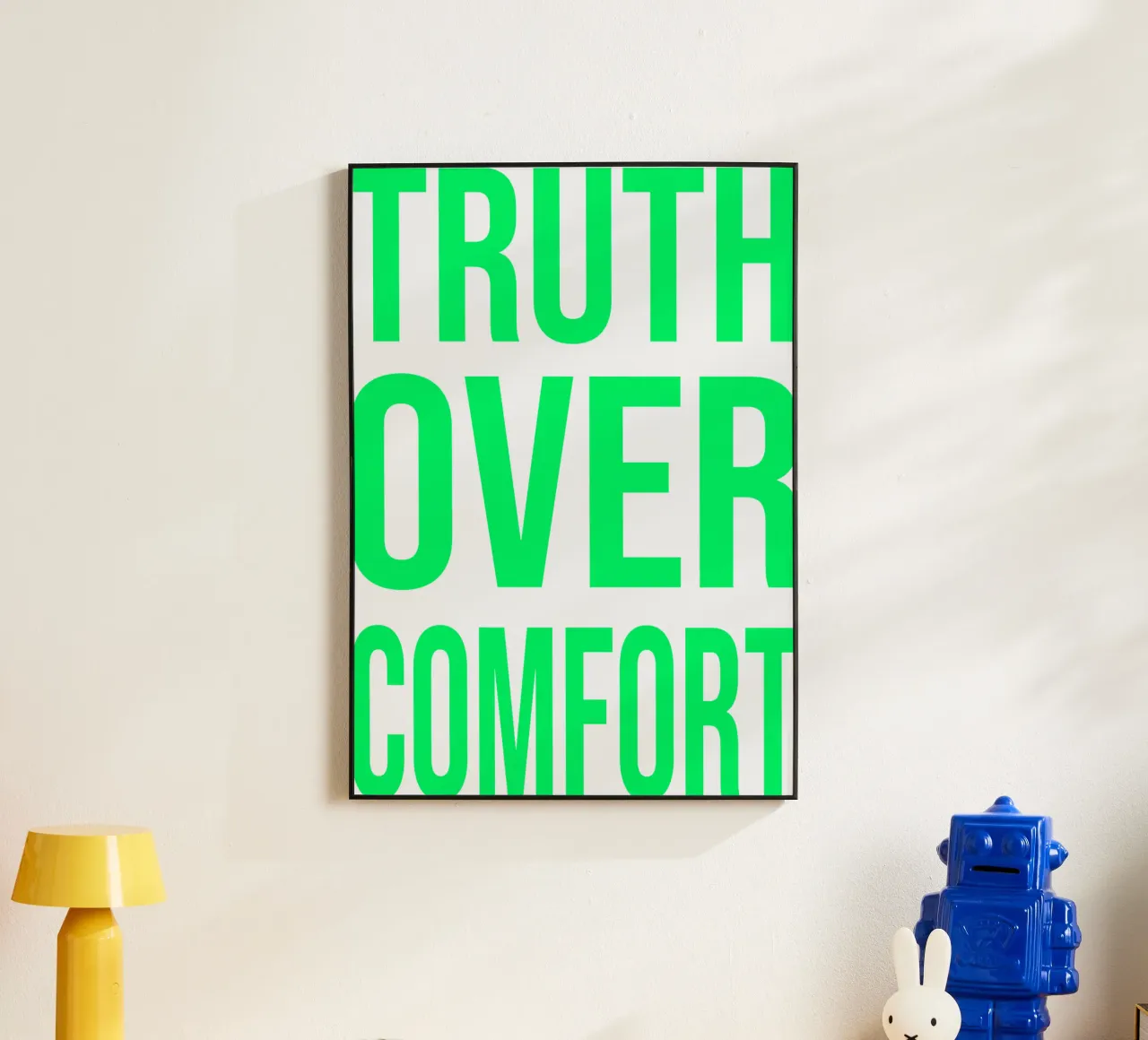 OVER series- bold letters, brave values (5 colors) alluminio dibond da FRICKE DESIGN