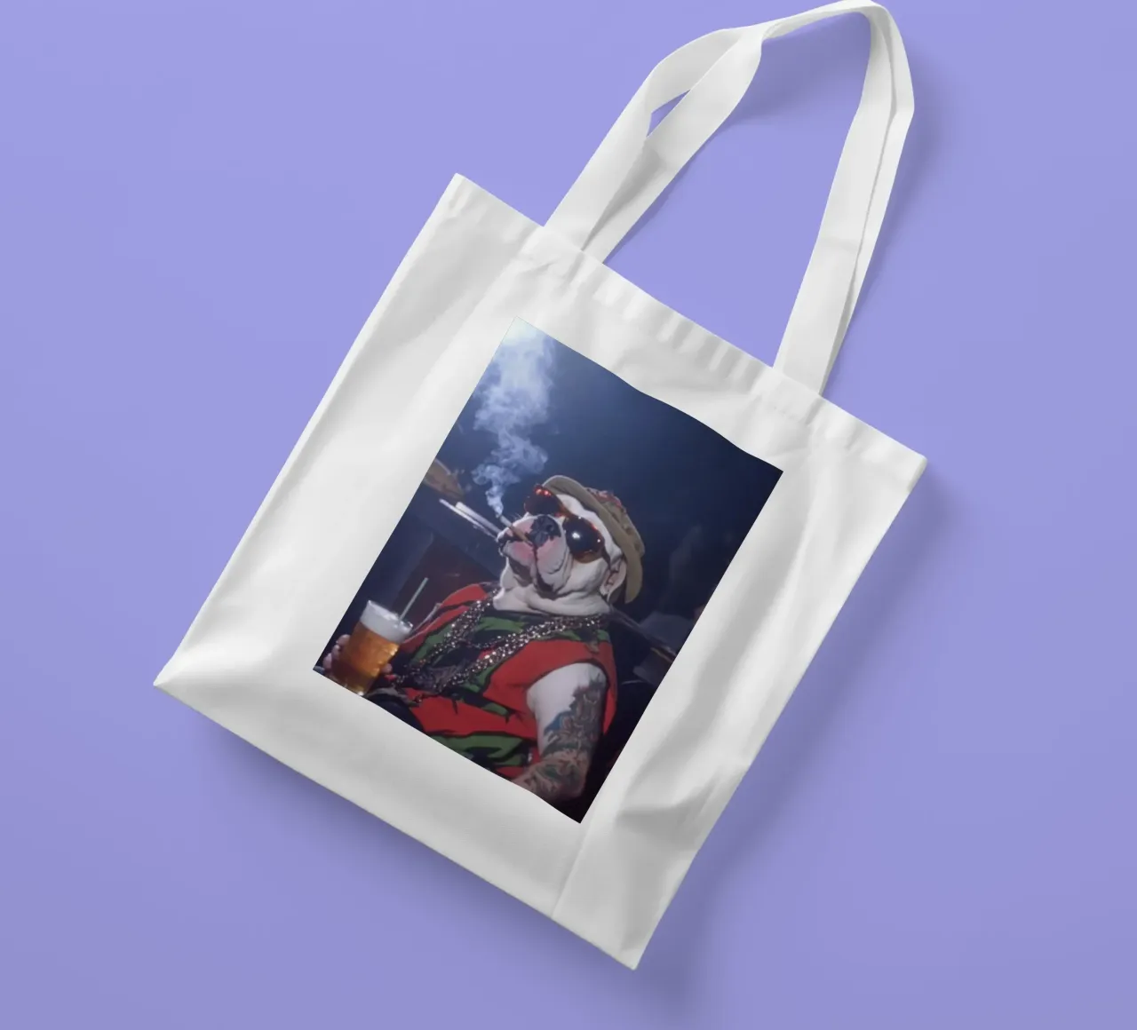 Luc borsa in juta da Affiches Chien Originales – Dogland