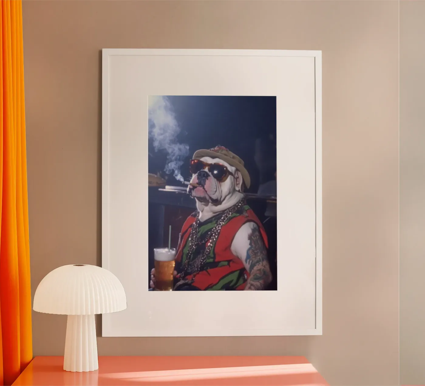 Luc Poster von Affiches Chien Originales – Dogland