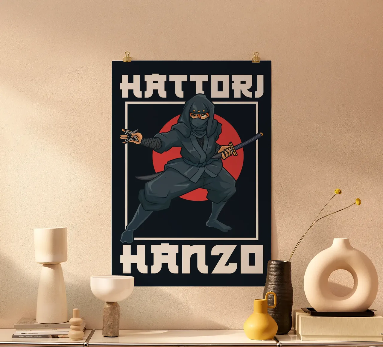 Hattori Hanzo - Schaduwen van de Sengoku-periode hahnemühle van pixelbull - medieval art and more