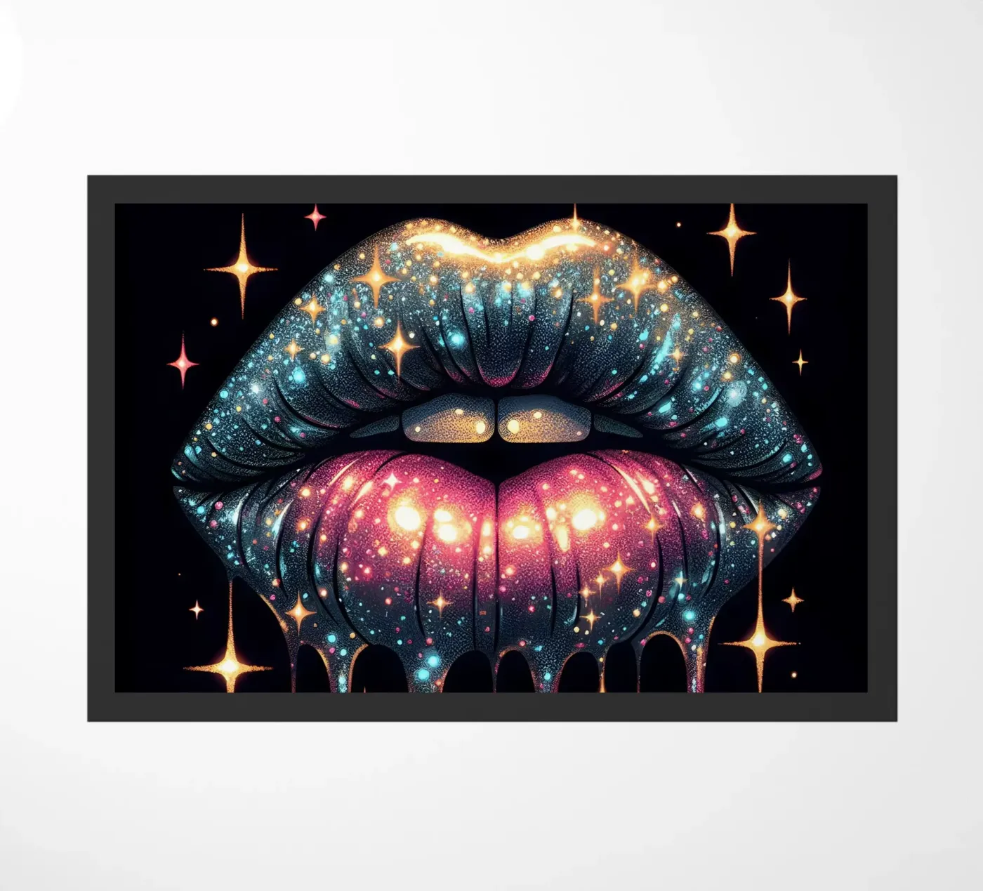 DRIPPING LIPS doormat by ARTOMATIC