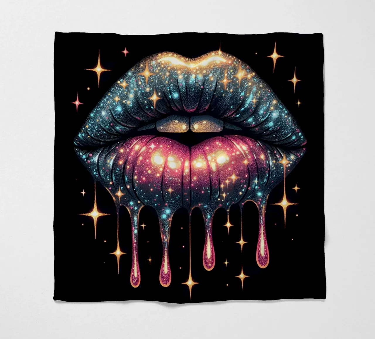 LABBRA CHE GOCCIOLANO coperta in pile da ARTOMATIC