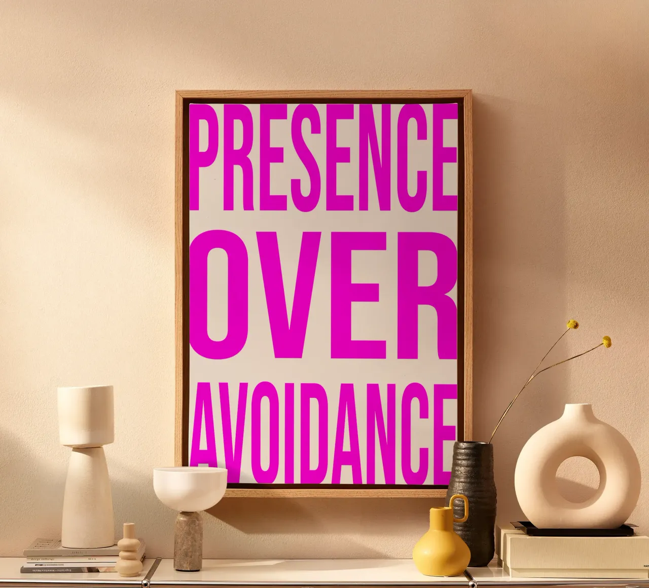 OVER series- bold letters, brave values (5 colors) tela da FRICKE DESIGN