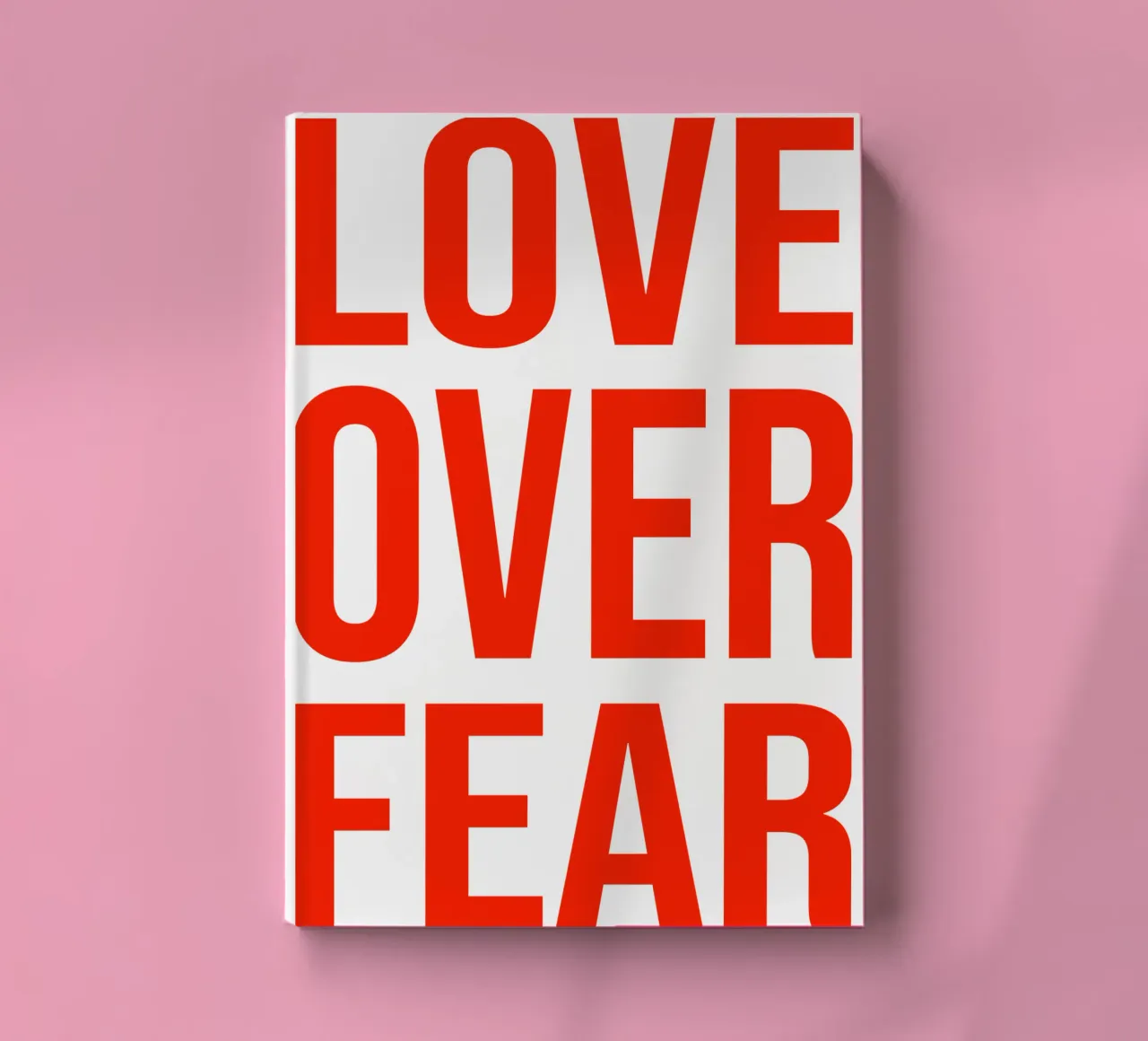 series part 3 "love over fear" (in 5 color variations) diario da FRICKE DESIGN