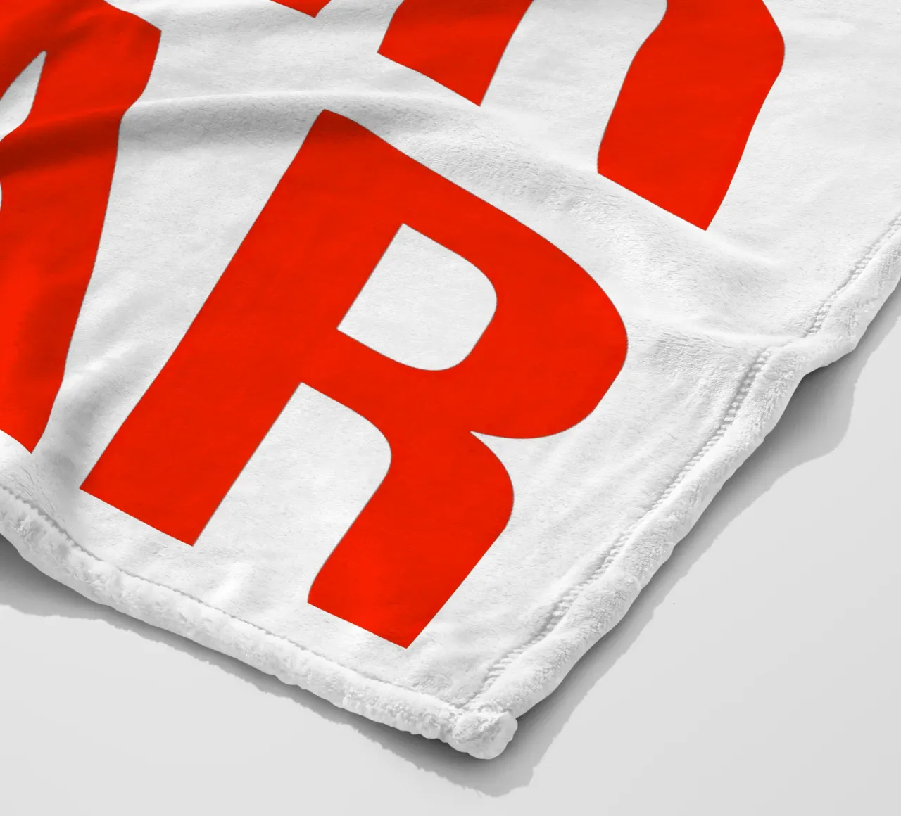 OVER series- bold letters, brave values (5 colors) coperta in pile da FRICKE DESIGN
