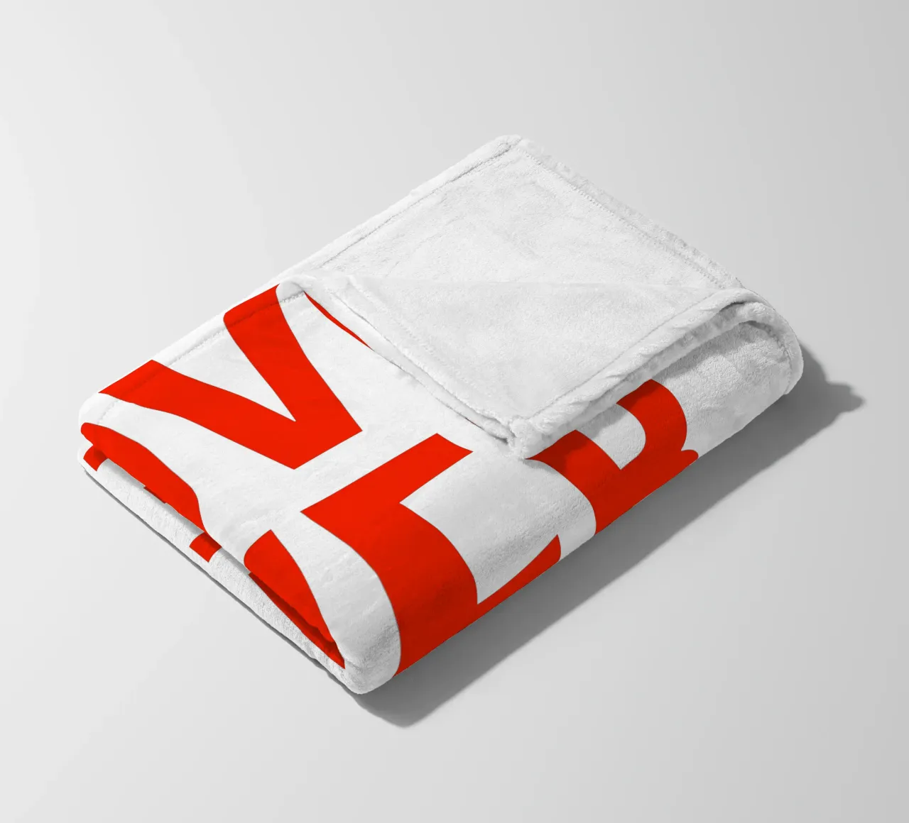 OVER series- bold letters, brave values (5 colors) coperta in pile da FRICKE DESIGN