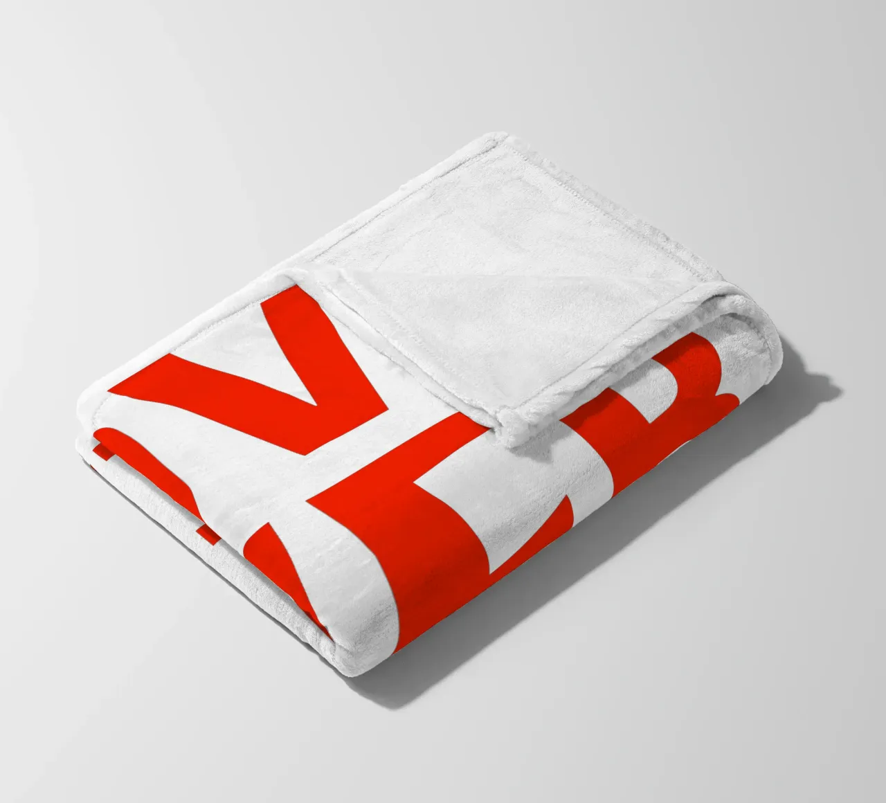 OVER series- bold letters, brave values (5 colors) coperta in pile da FRICKE DESIGN