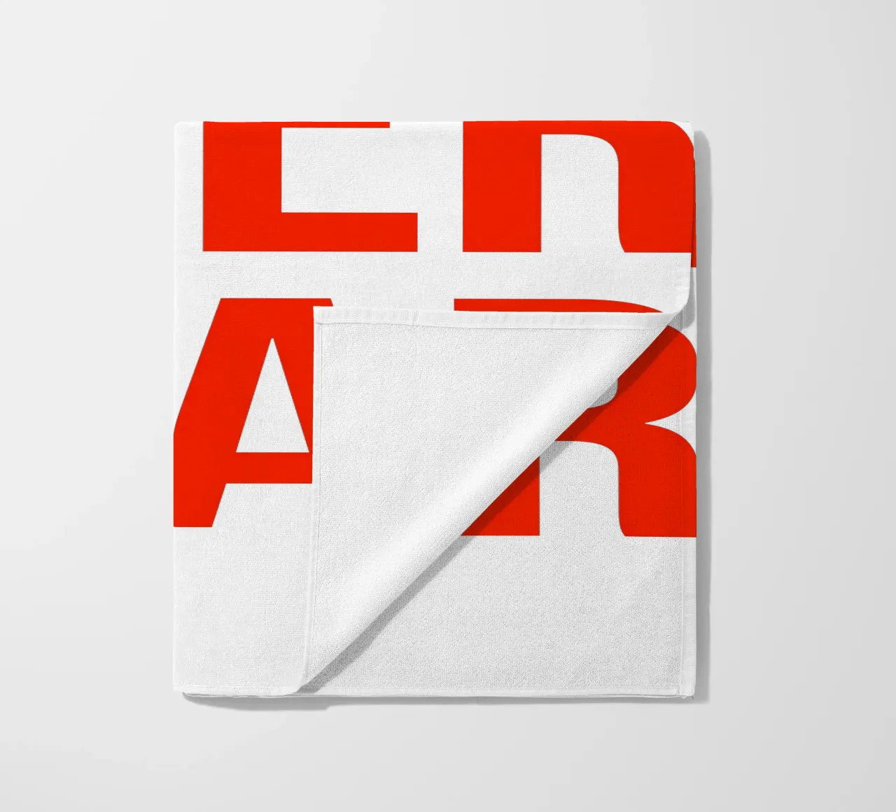 OVER series- bold letters, brave values (5 colors) telo mare da FRICKE DESIGN