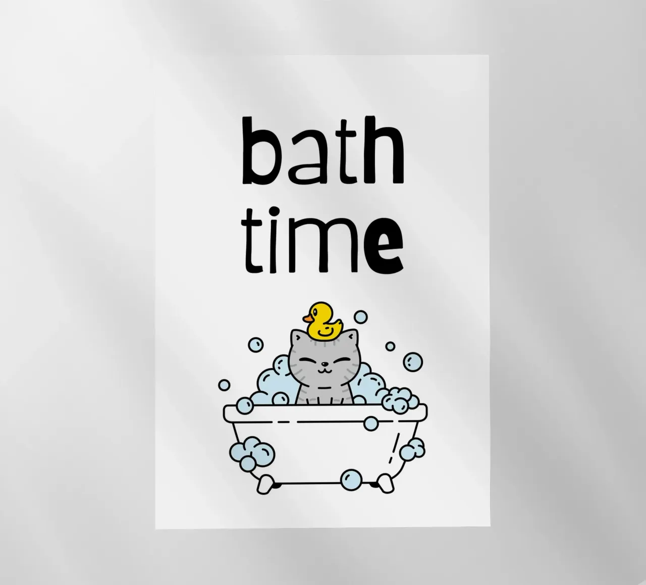 Bath Time pellicola backlit da PinkCandyWalls