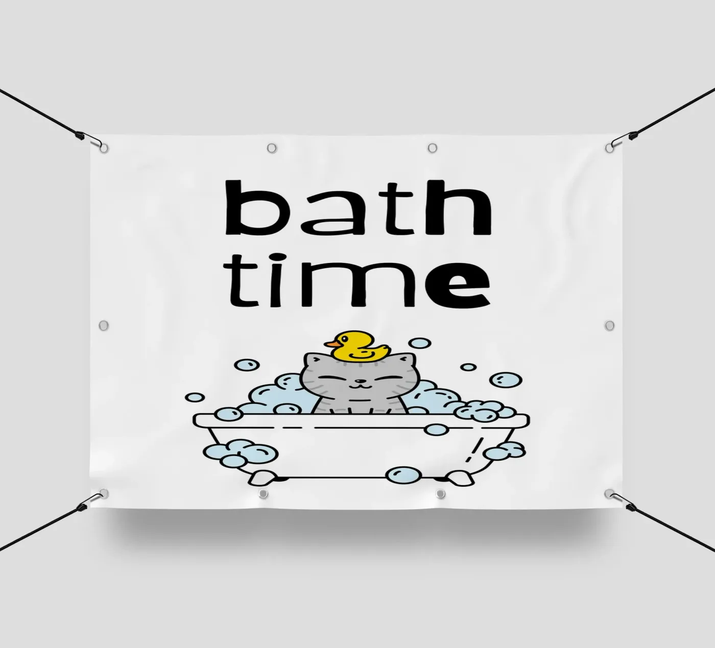 Bath Time PVC Plane von PinkCandyWalls