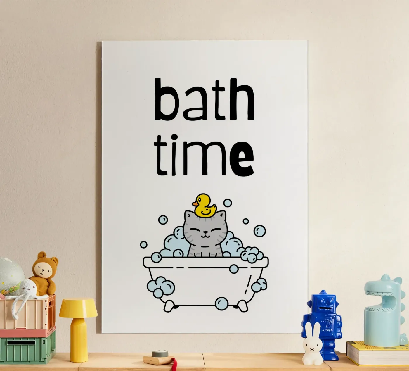 Bath Time plexiglass da PinkCandyWalls