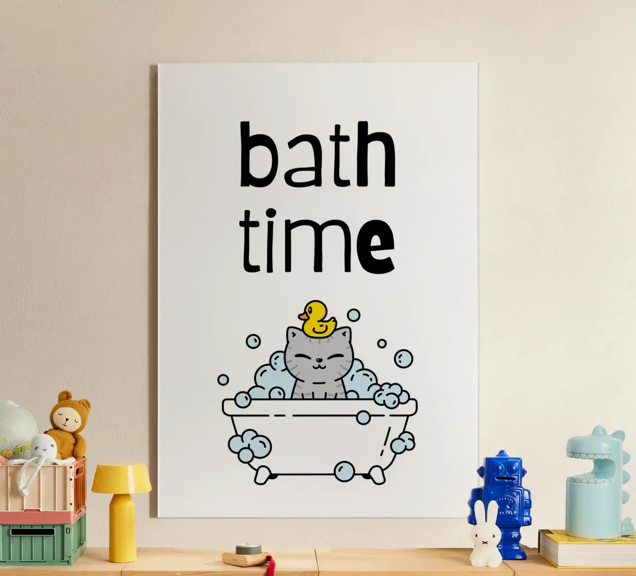 Bath Time plexiglass da PinkCandyWalls