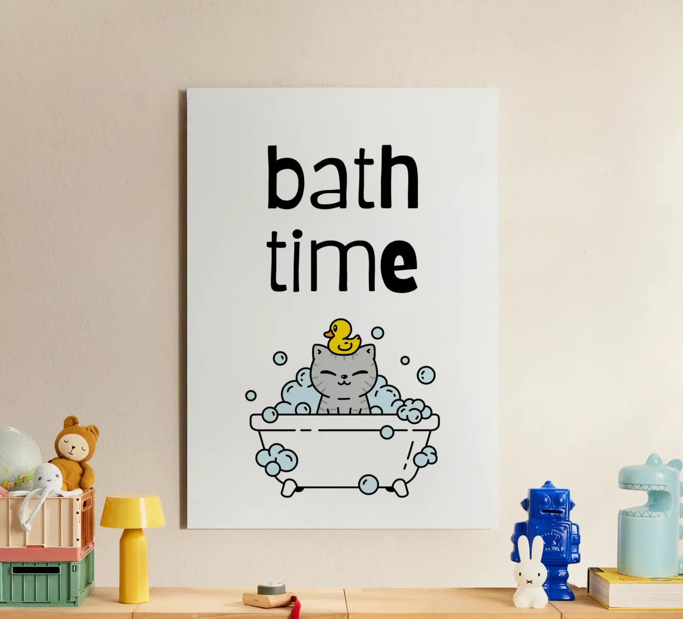 Bath Time pannello forex da PinkCandyWalls