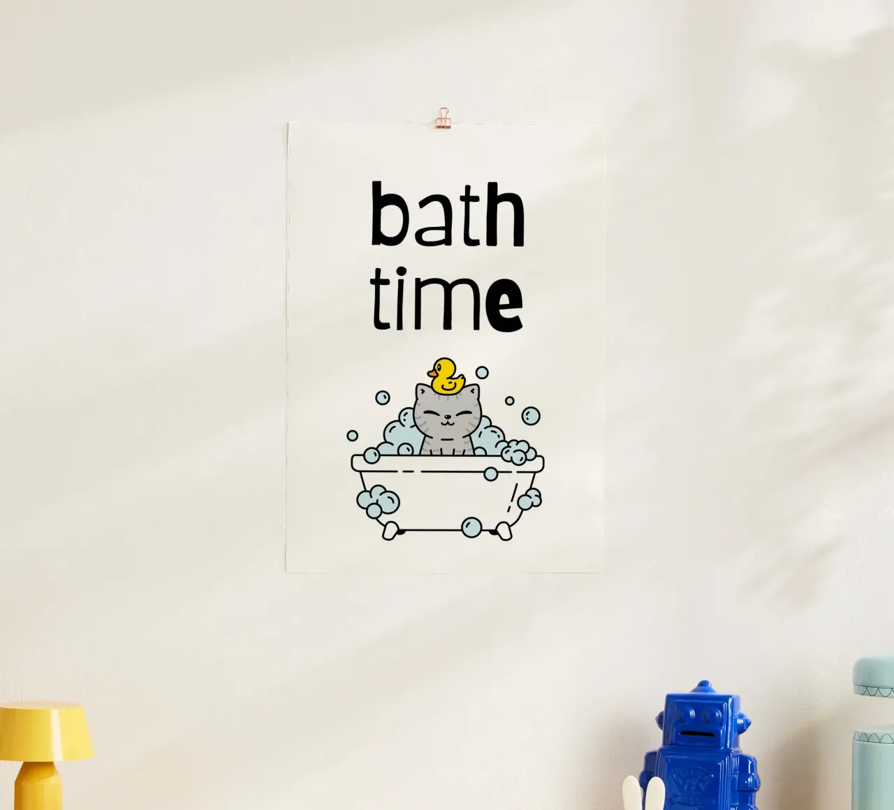 Bath Time poster da PinkCandyWalls