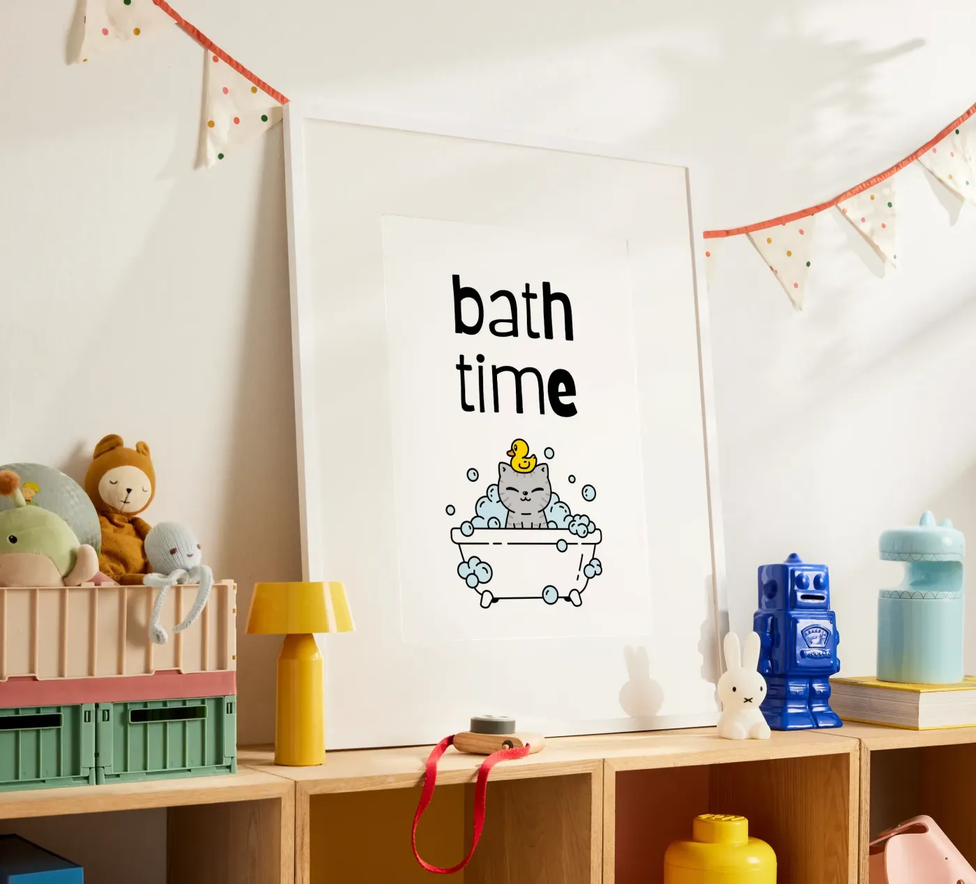 Bath Time poster da PinkCandyWalls