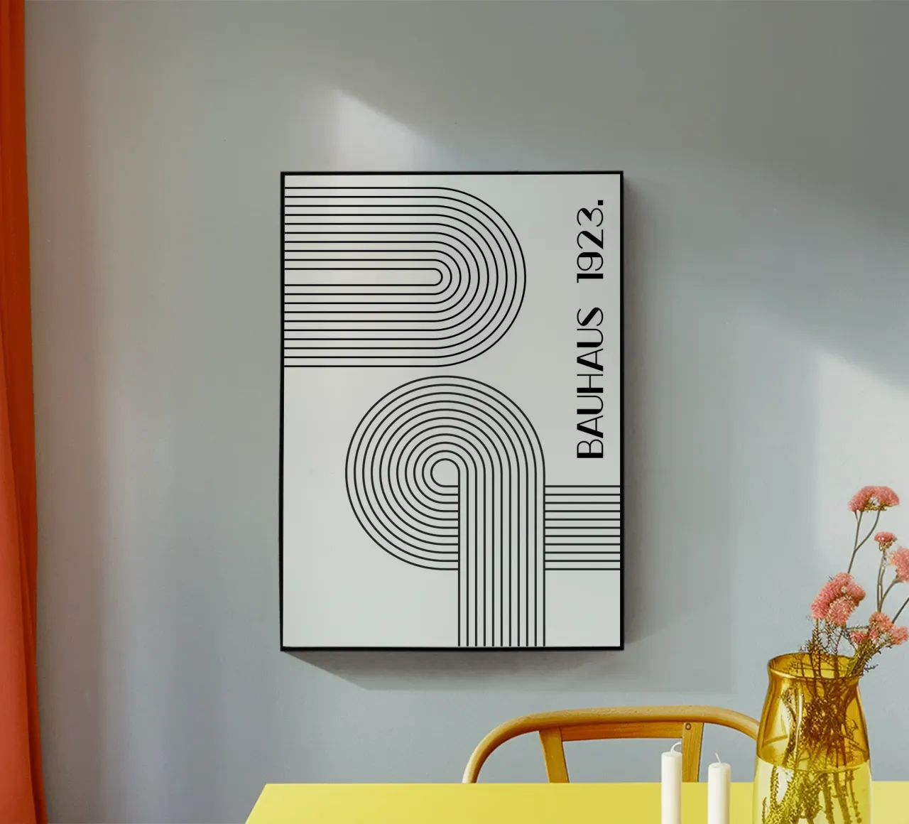 Bauhaus 1923 Acryl-Glas von PinkCandyWalls