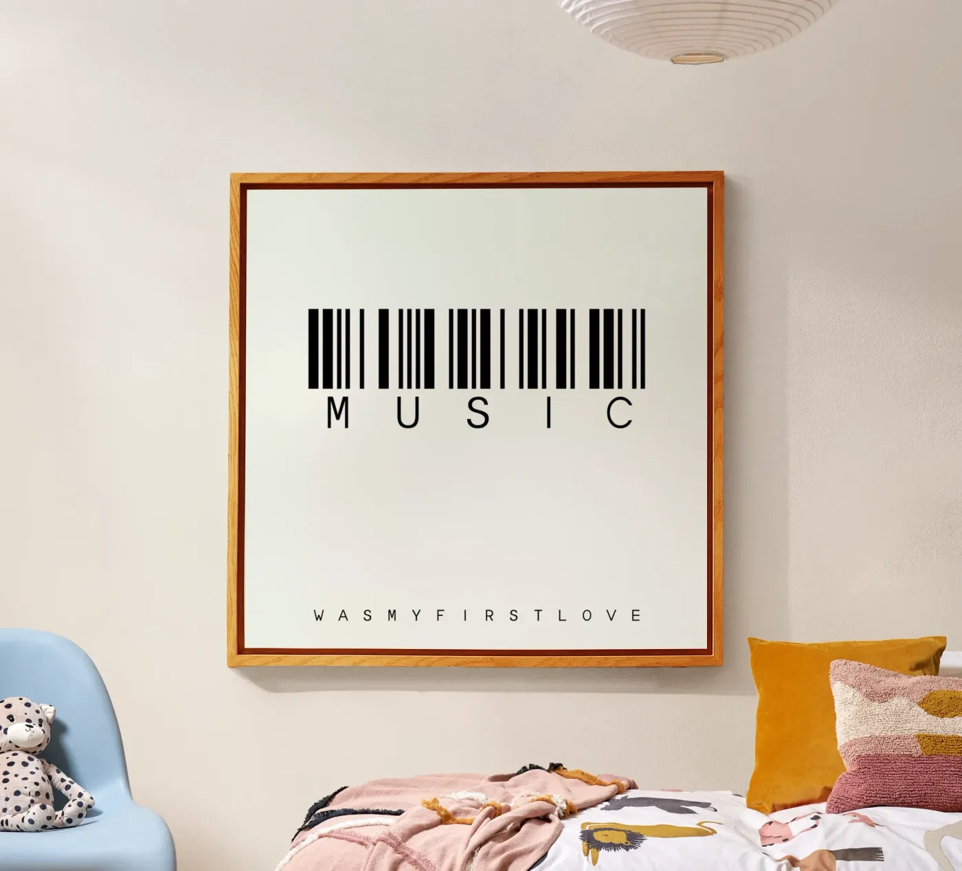 Barcode MUSIC plexiglass da WordArt by Steffi
