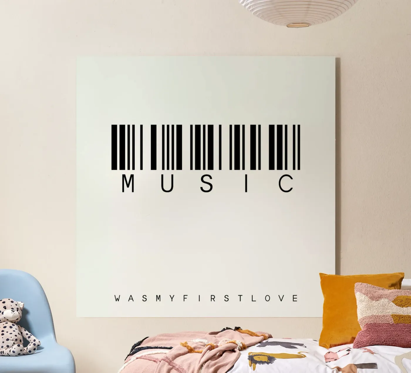 Barcode MUSIC plexiglass da WordArt by Steffi