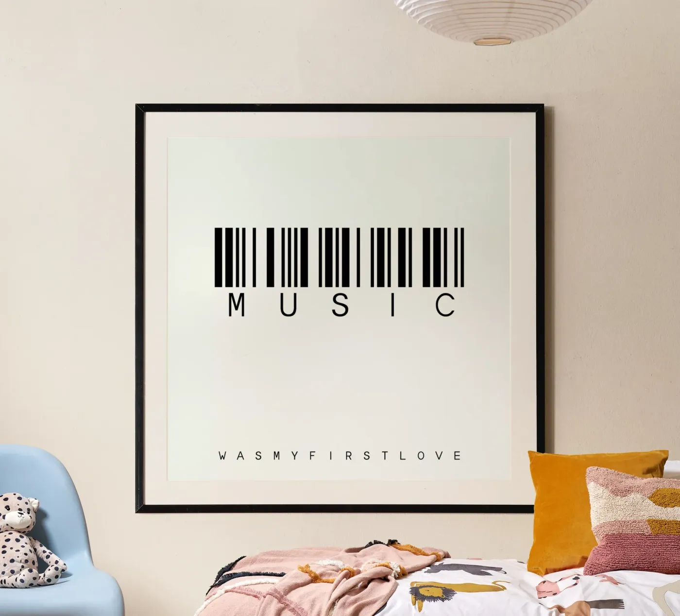 Barcode MUSIC poster da WordArt by Steffi