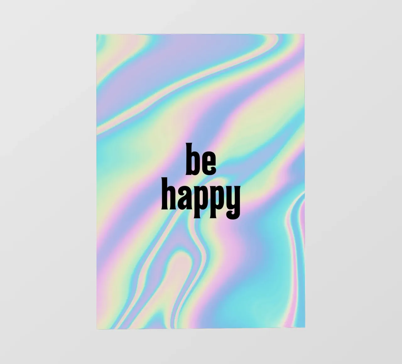 Be happy pellicola backlit da PinkCandyWalls
