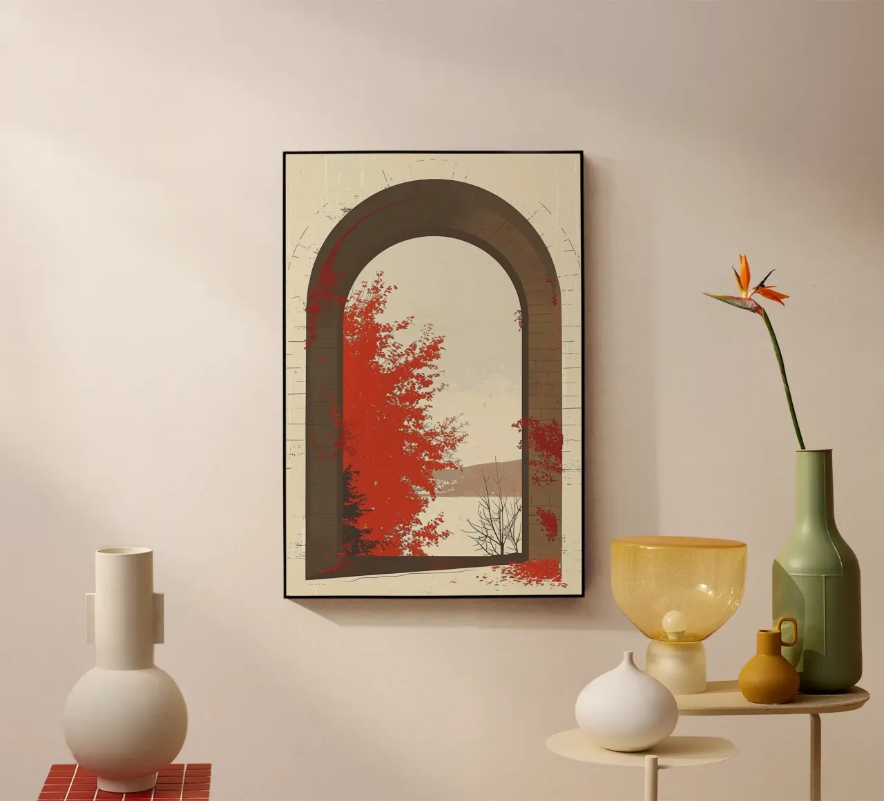 Autumn Through the Arch plexiglass da Mosaic Dialogue