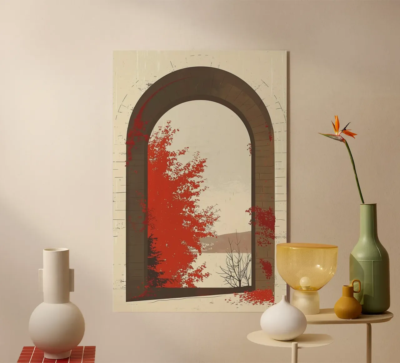 Autumn Through the Arch plexiglass da Mosaic Dialogue