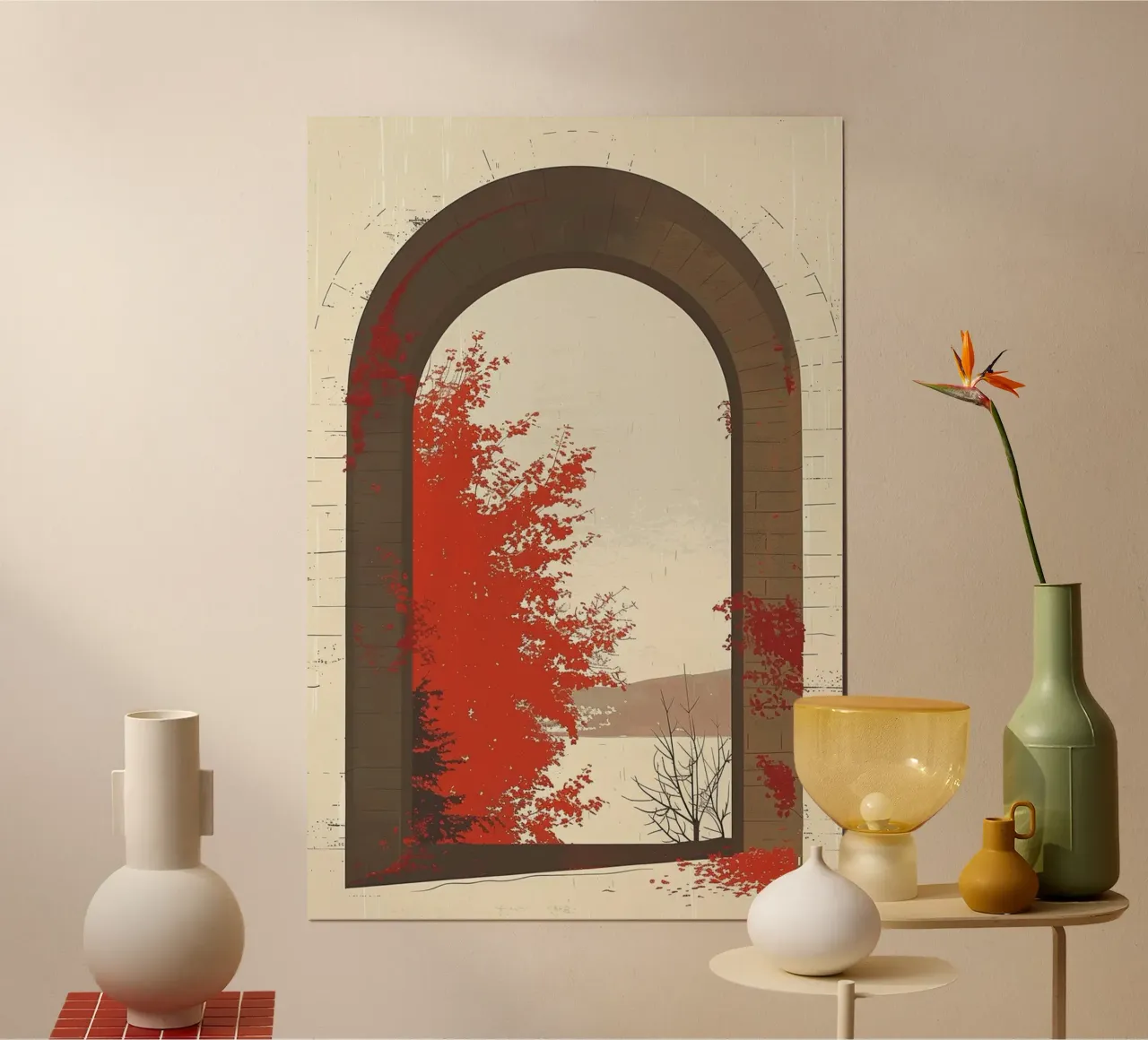 Autumn Through the Arch carta hahnemühle da Mosaic Dialogue