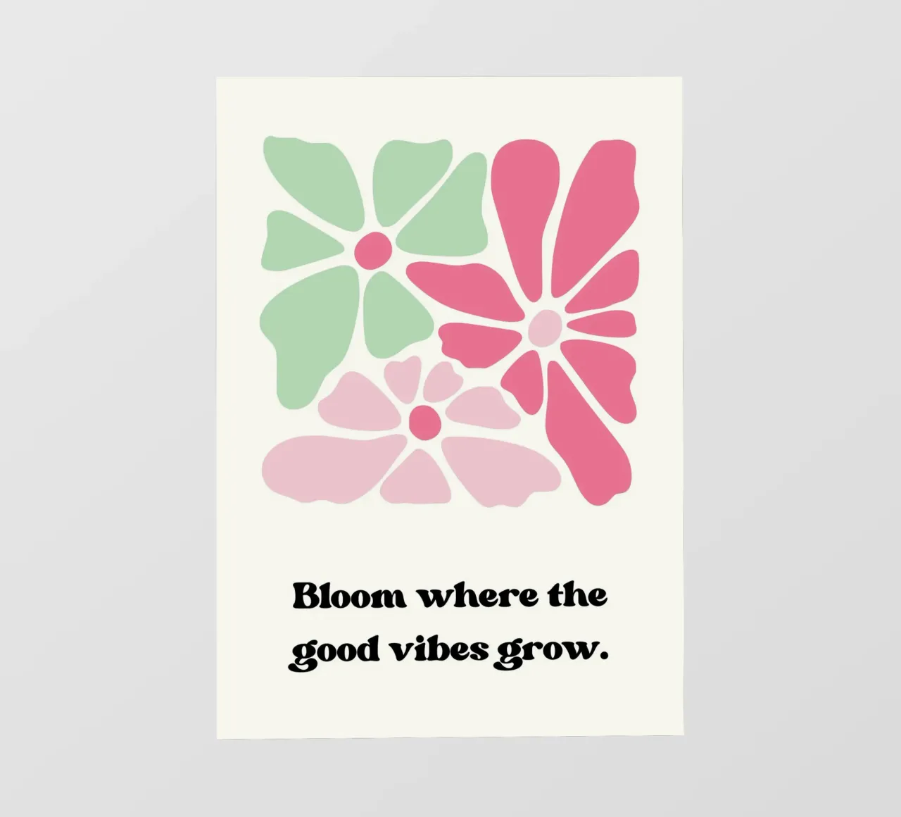 Bloom where the good vibes grow pellicola backlit da PinkCandyWalls