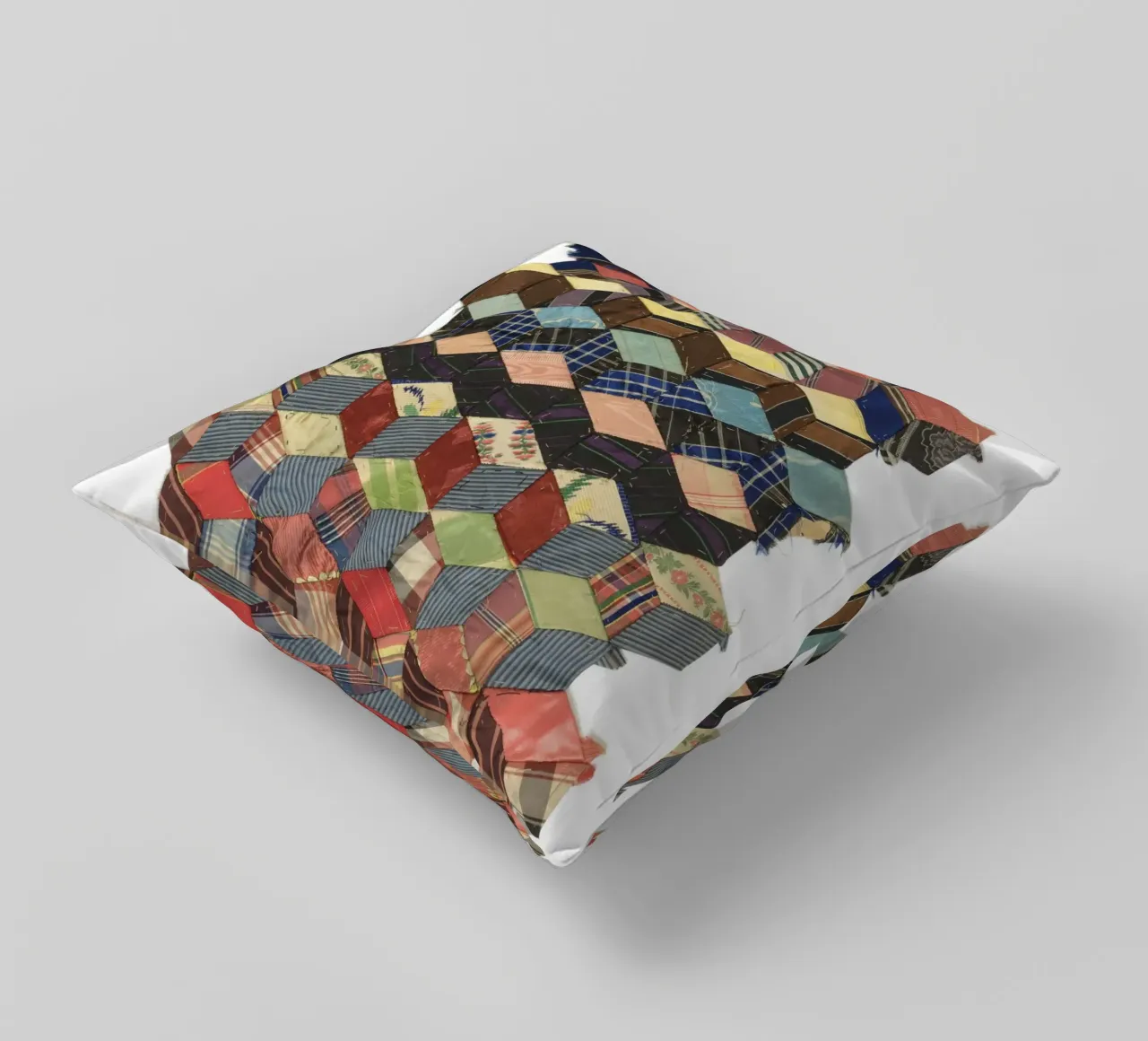 Tumbling Blocks cuscino da vintageshop