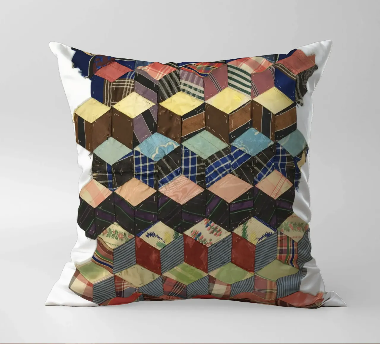 Tumbling Blocks cuscino da vintageshop