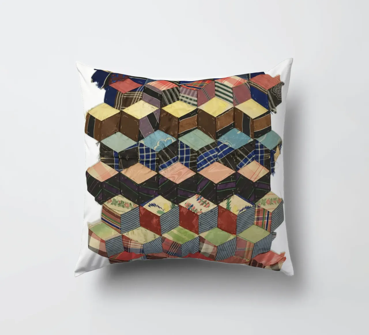 Tumbling Blocks cuscino da vintageshop