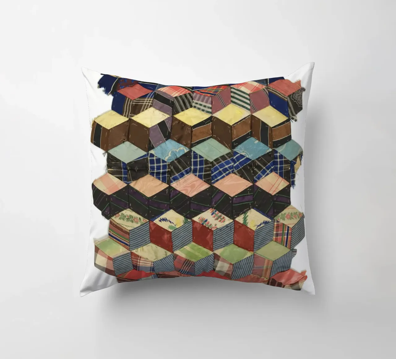Tumbling Blocks cuscino da vintageshop