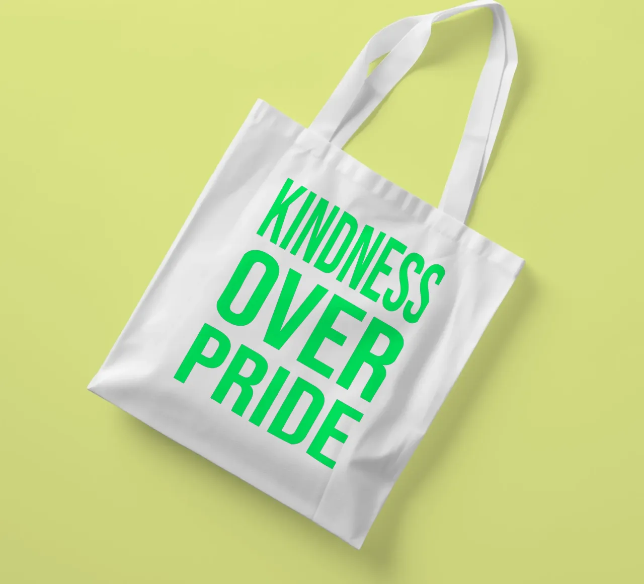 OVER series- bold letters, brave values (5 colors) borsa in juta da FRICKE DESIGN