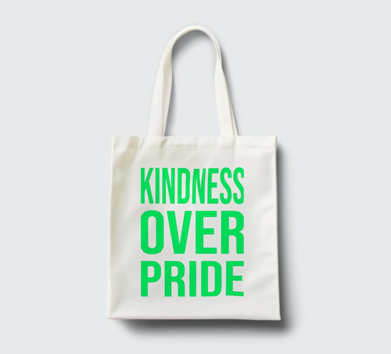 OVER series- bold letters, brave values (5 colors) borsa in juta da FRICKE DESIGN