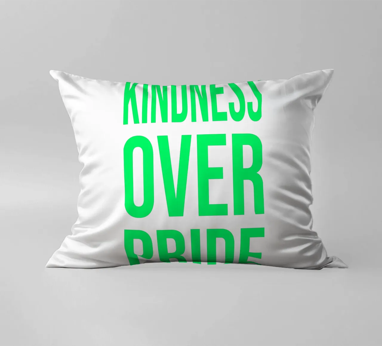 OVER series- bold letters, brave values (5 colors) cuscino da FRICKE DESIGN