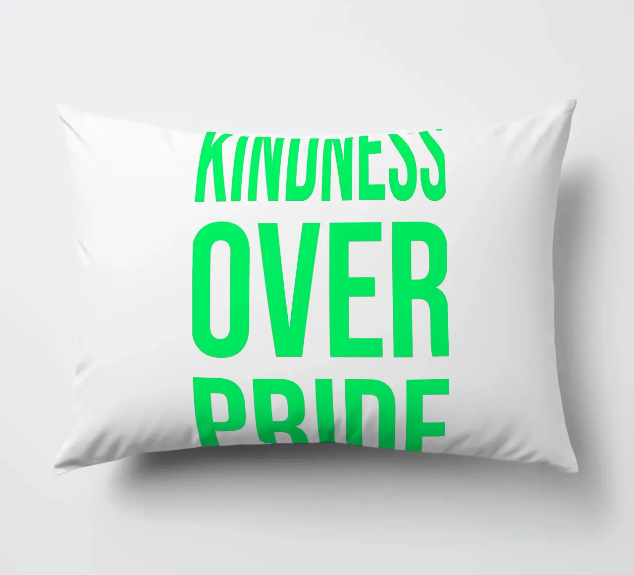 OVER series- bold letters, brave values (5 colors) cuscino da FRICKE DESIGN