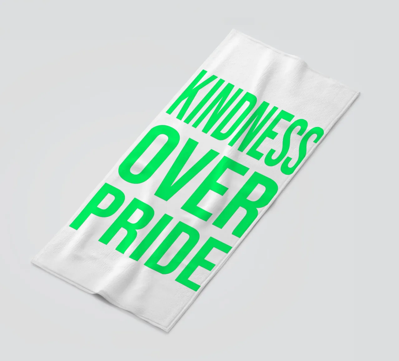 OVER series- bold letters, brave values (5 colors) telo mare da FRICKE DESIGN