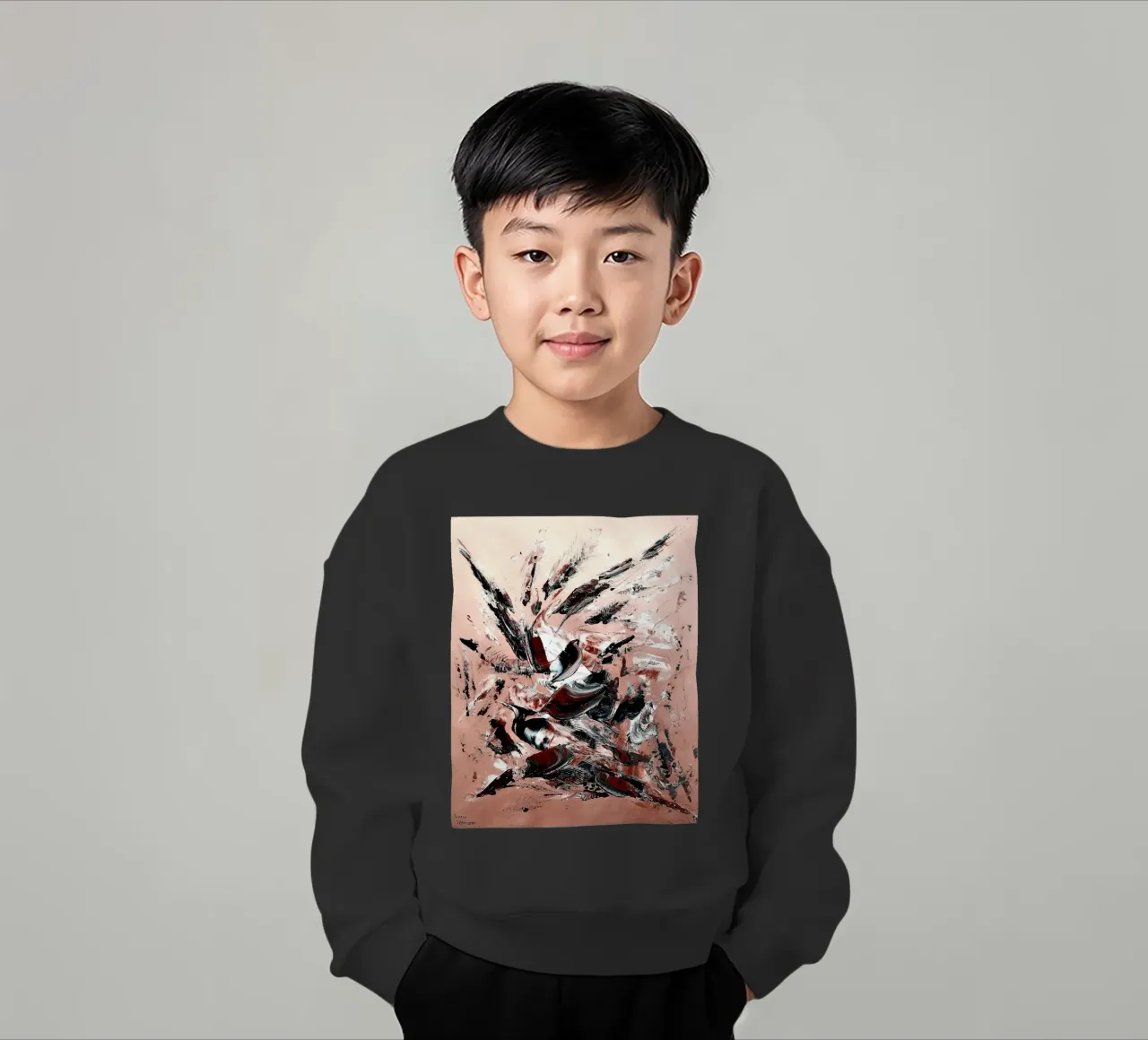 L'ENVOLEE SAUVAGE. felpa bambino da Thierry Vobmann Abstract painting