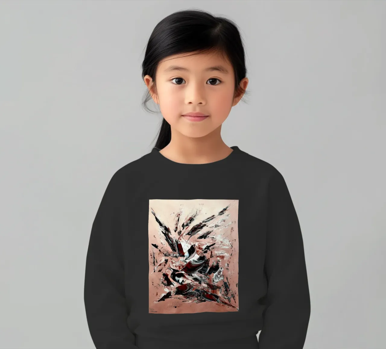 L'ENVOLEE SAUVAGE. felpa bambino da Thierry Vobmann Abstract painting