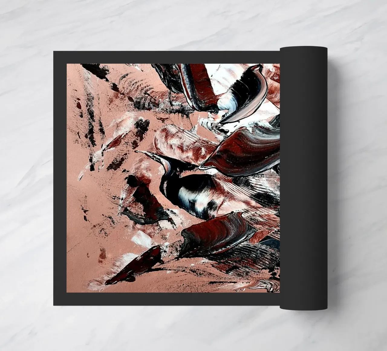 L'ENVOLEE SAUVAGE. zerbino da Thierry Vobmann Abstract painting