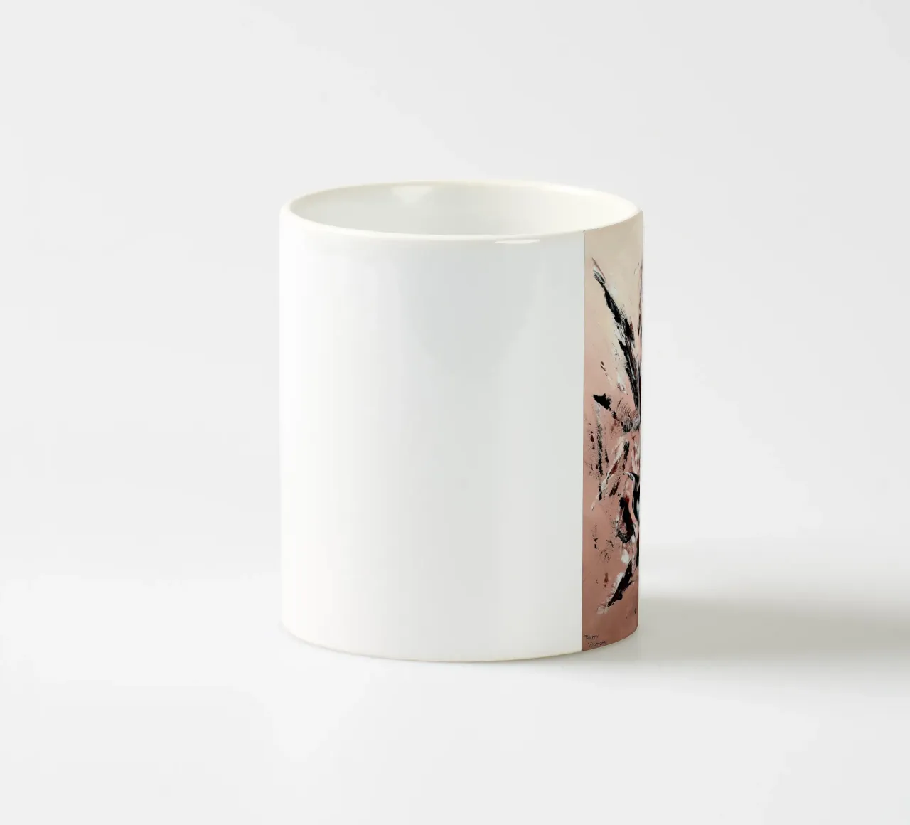 L'ENVOLEE SAUVAGE. tazza in ceramica da Thierry Vobmann Abstract painting