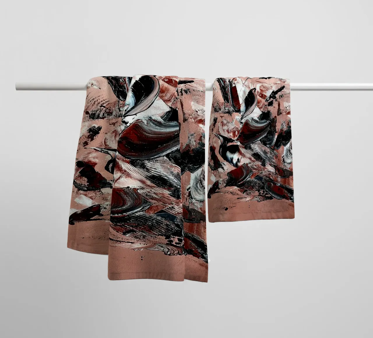 L'ENVOLEE SAUVAGE. asciugamano da bagno da Thierry Vobmann Abstract painting