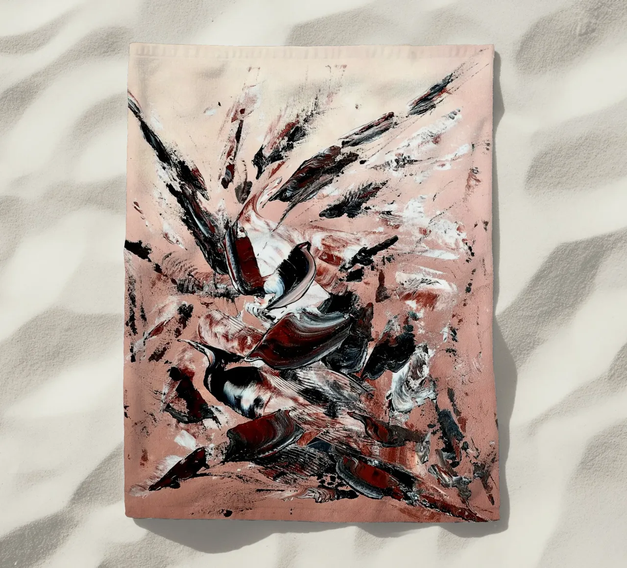 L'ENVOLEE SAUVAGE. telo mare da Thierry Vobmann Abstract painting