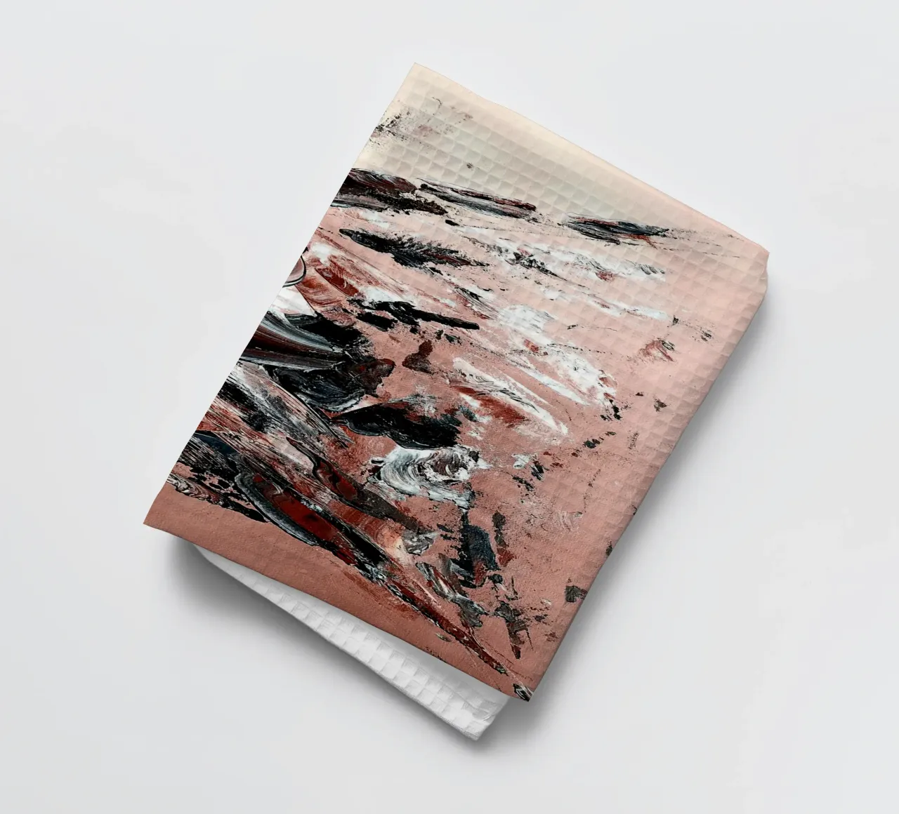 L'ENVOLEE SAUVAGE. torchon de Thierry Vobmann Abstract painting