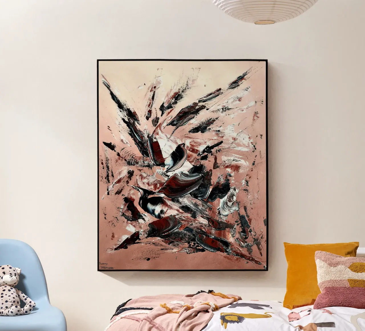 L'ENVOLEE SAUVAGE. plexiglass da Thierry Vobmann Abstract painting
