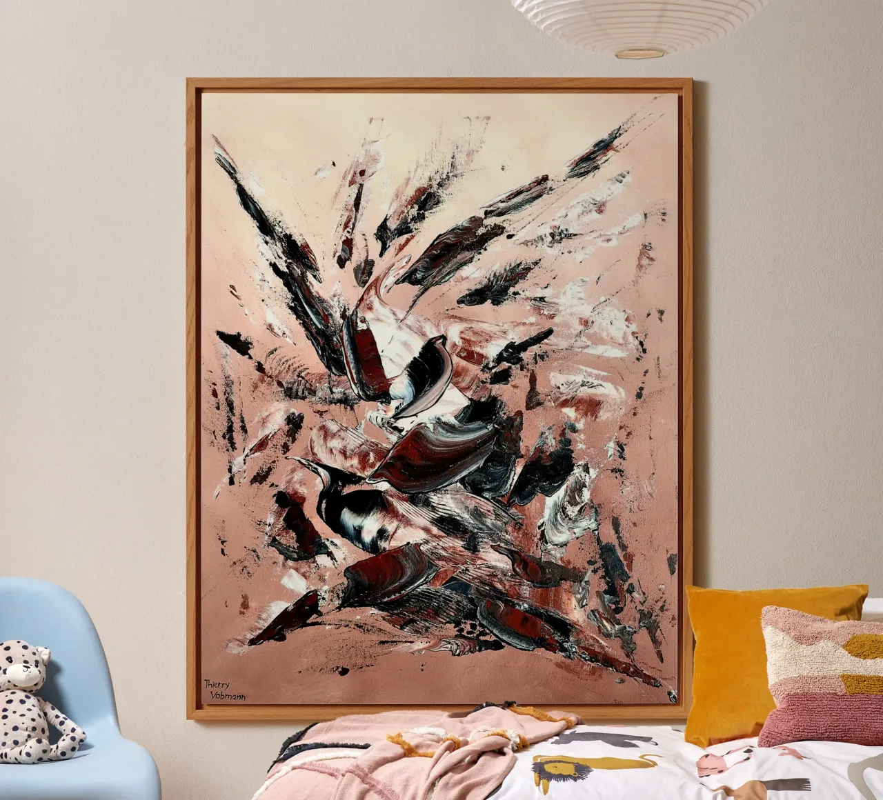 L'ENVOLEE SAUVAGE. alluminio dibond da Thierry Vobmann Abstract painting