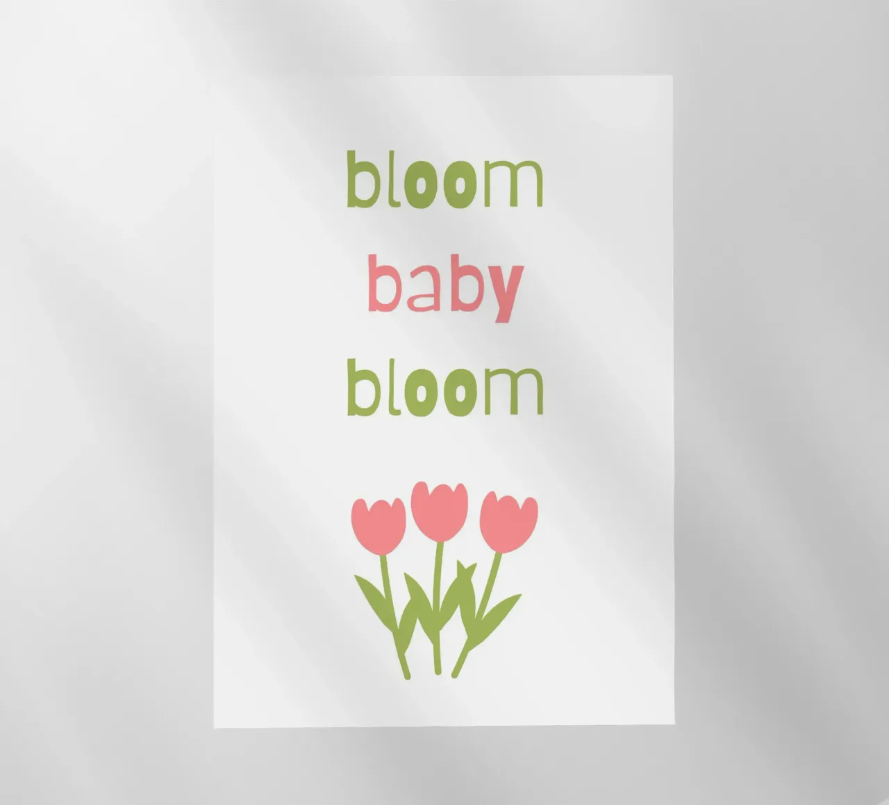 Bloom baby bloom pellicola backlit da PinkCandyWalls