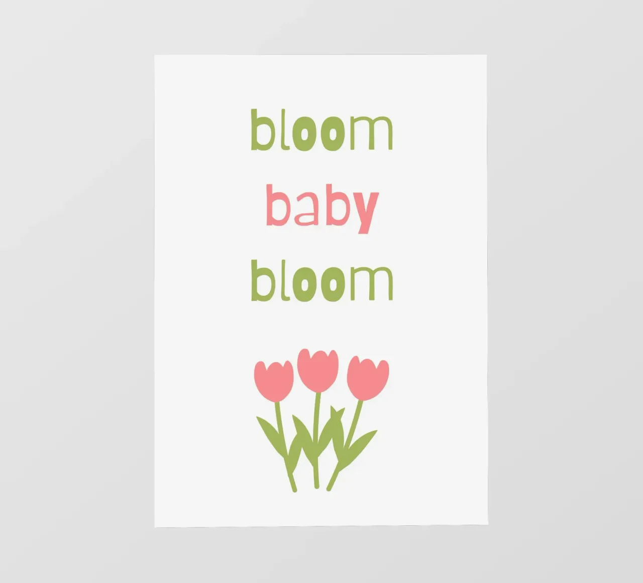Bloom baby bloom pellicola backlit da PinkCandyWalls
