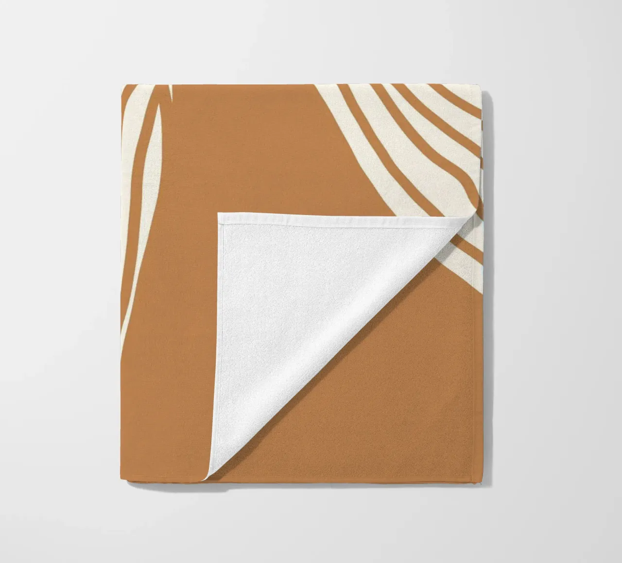 White bow on taupe telo mare da TijanaArtStudio88